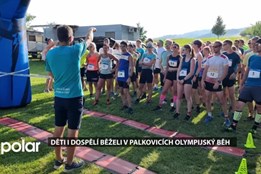 Děti i dospělí běželi v Palkovicích Olympijský běh