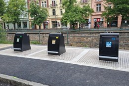 Karlovy Vary mají nové podzemní kontejnery na tříděný odpad, stály 2,6 milionu korun