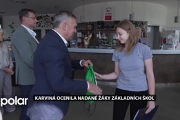 Město Karviná ocenilo nejlepší a nadané žáky karvinských základních škol
