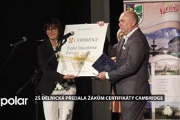 ZŠ Dělnická opět rozdala certifikáty Cambridge pro žáky s výbornou znalostí angličtiny