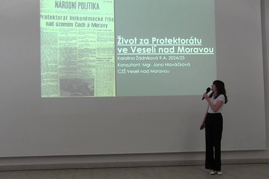 Deváťáci z Veselí nad Moravou nahlédli do historie i budoucnosti města