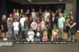 Školáci z Frýdku-Místku obsadili třetí místo v Česku ve výzvě 10 tisíc kroků