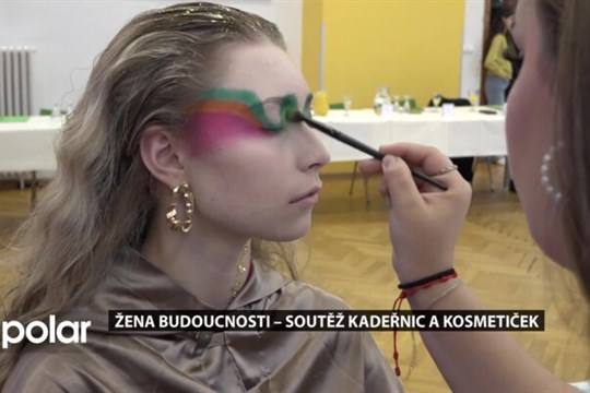 Kosmetičky a kadeřnice tvořily na soutěži ve Frýdku-Místku ženu budoucnosti