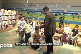 Prvňáččci z Ostravy-Jihu ukončili svůj první školní rok pasováním na čtenáře v knihovně