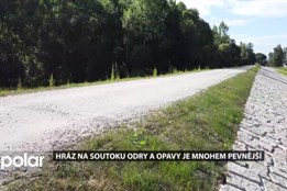 Ostrava je na povodně připravena mnohem lépe. Poničená hráz byla opravena a vyztužena