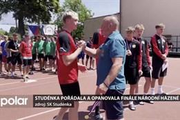Studénka pořádala finále národní házené, její dorostenci jsou zlatí hoši