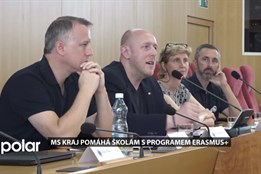 Žáci vyjíždějí na Erasmus+ i díky pomoci MS kraje