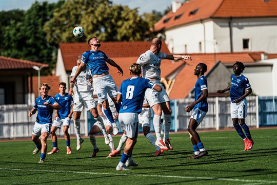Slovácko na úvod přípravy remizovalo s rezervou Ostravy. V závěru se trefil Kvasina 
