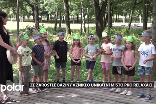 Ze zarostlé bažiny vzniklo unikátní místo pro relaxaci. Mokřady a tuně příjemně ochlazují okolí