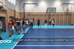 Studenti havířovského gymnázia mají moderní tělocvičnu