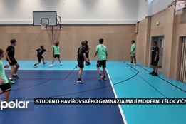 Kraj investoval 27 milionů do rekonstrukce tělocvičny gymnázia, studenti jsou nadšení