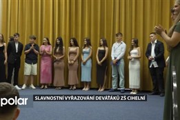 Karvinská ZŠ Cihelní se slavnostně rozloučila s letošními deváťáky