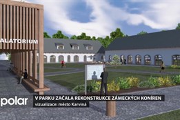 Začaly rekonstrukce zámeckých koníren, ze kterých bude kulturně-komunitní centrum s inhalatoriem
