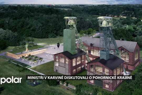 Ministři Baxa a Stanjura jednali v Karviné o budoucnosti pohornické krajiny