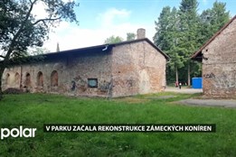 Odstartovaly rekonstrukce zámeckých koníren, bude z nich kulturně-komunitní centrum