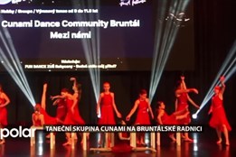 Vedení města pozvalo úspěšné reprezentanty Bruntálu, taneční skupinu Cunami