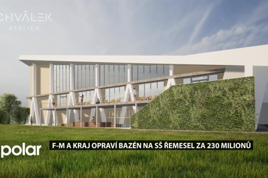 Frýdek-Místek spolu s krajem opraví bazén a tělocvičny na Střední škole řemesel