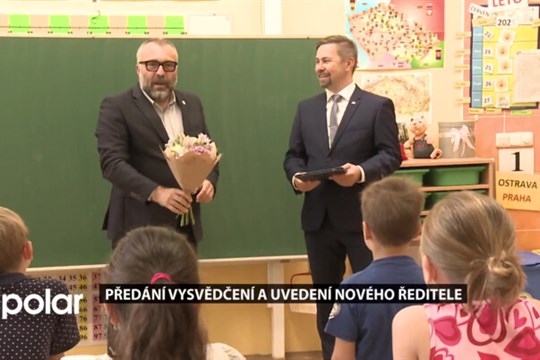 Primátor rozdal vysvědčení a představil nového ředitele 7. ZŠ ve Frýdku-Místku