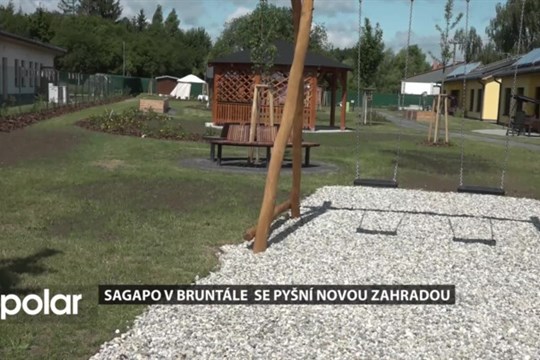 Domov pro osoby se zdravotním postižením Sagapo v Bruntále se pyšní novou zahradou