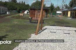 Domov pro osoby se zdravotním postižením Sagapo v Bruntále se pyšní novou zahradou