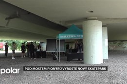 Slezská Ostrava postaví pod mostem Pionýrů nový skatepark, chybět nebude ani občerstvení nebo toalety