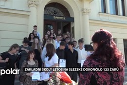 Základní školy letos na Slezské dokončilo 123 žáků, na radnici obdrželi pamětní list