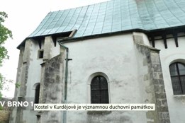 Kostel v Kurdějově je významnou duchovní památkou