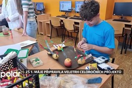 Žáci ze ZŠ 1. Máje prezentovali své celoroční projekty na veletrhu
