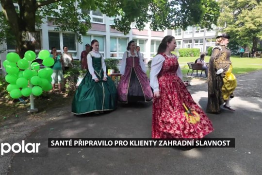 Santé připravilo pro klienty zahradní slavnost