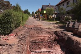 V Jilemnici pokračují opravy kanalizace