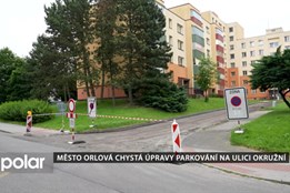 Město Orlová chystá úpravy parkování na ulici Okružní