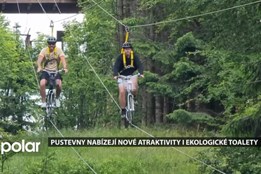 Oblíbené beskydské Pustevny nabízejí jízdu na laně, disgolf i ekologické toalety