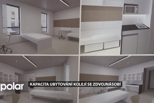 Ostravská univerzita buduje nové koleje pro studenty