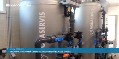 Zrekonstruovaná úpravna vody otevřela své dveře