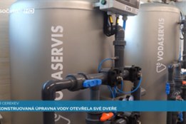 Zrekonstruovaná úpravna vody otevřela své dveře
