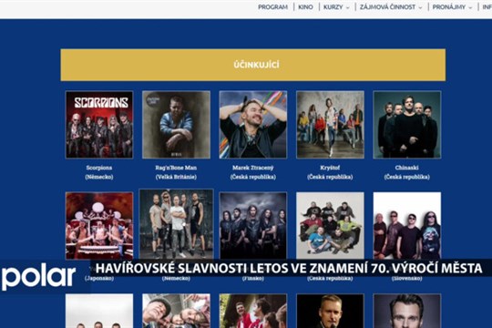 Havířovské slavnosti letos ve znamení 70. výročí města