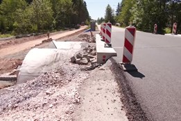 Výstavba jilemnické cyklostezky pokročila