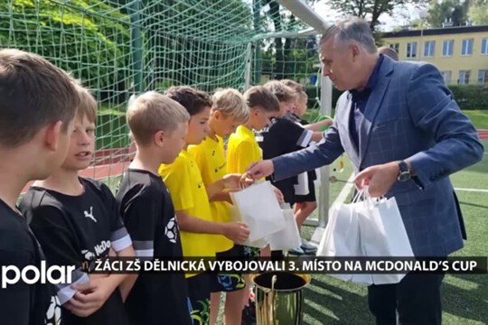 Mladí fotbalisté z karvinské ZŠ Dělnická vybojovali 3. místo na prestižním turnaji McDonald's Cup