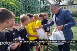 Mladí fotbalisté z karvinské ZŠ Dělnická vybojovali 3. místo na prestižním turnaji McDonald's Cup