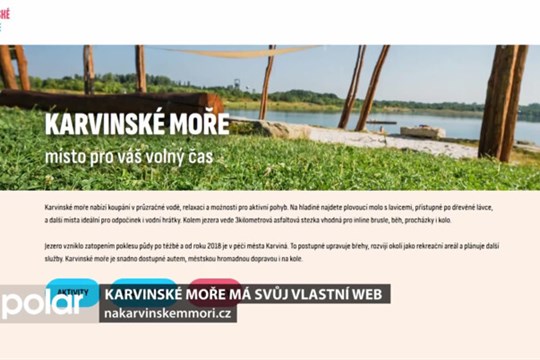 No novém webu Karvinského moře se dozvíte aktuální informace i střípky z historie