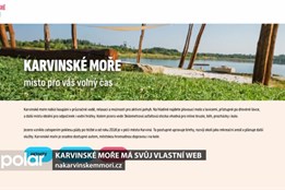 No novém webu Karvinského moře se dozvíte aktuální informace i střípky z historie