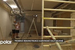 Rekonstrukce na karvinské házenkářské hale zajistí zabezpečení střechy a reprezentativní VIP zónu