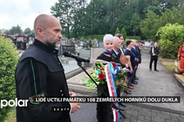 Od tragédie na Dole Dukla uplynulo 64 let, lidé uctili památku zemřelých horníků