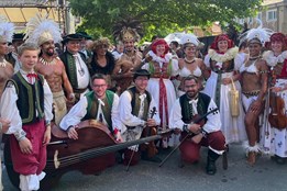 Hanácká mozeka Litovel rozzářila Strážnici na jubilejním folklorním festivalu