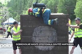Dobrovolné hasiče otestovala soutěž Hartaman. Bez skvělé fyzičky by náročné disciplíny nedali