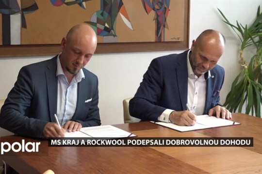 Rockwool a Moravskoslezský kraj uzavřeli dobrovolnou dohodu k ochraně životního prostředí