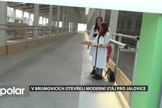 V Brumovicích otevřeli nově rekonstruovanou velkokapacitní stáj