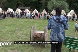Vydatné deště děti z táborů nevyhnaly
