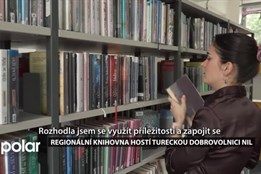 Regionální knihovna v rámci mezinárodního výměnného programu hostí dobrovolnici Nil z Turecka