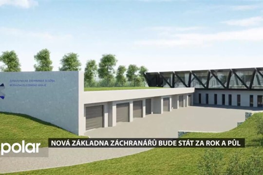 Nová základna zdravotnických záchranářů bude stát za rok a půl